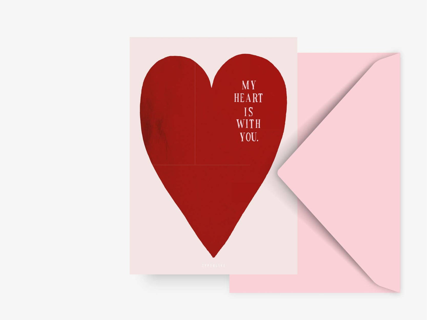Kaart - Mijn hart is bij jou