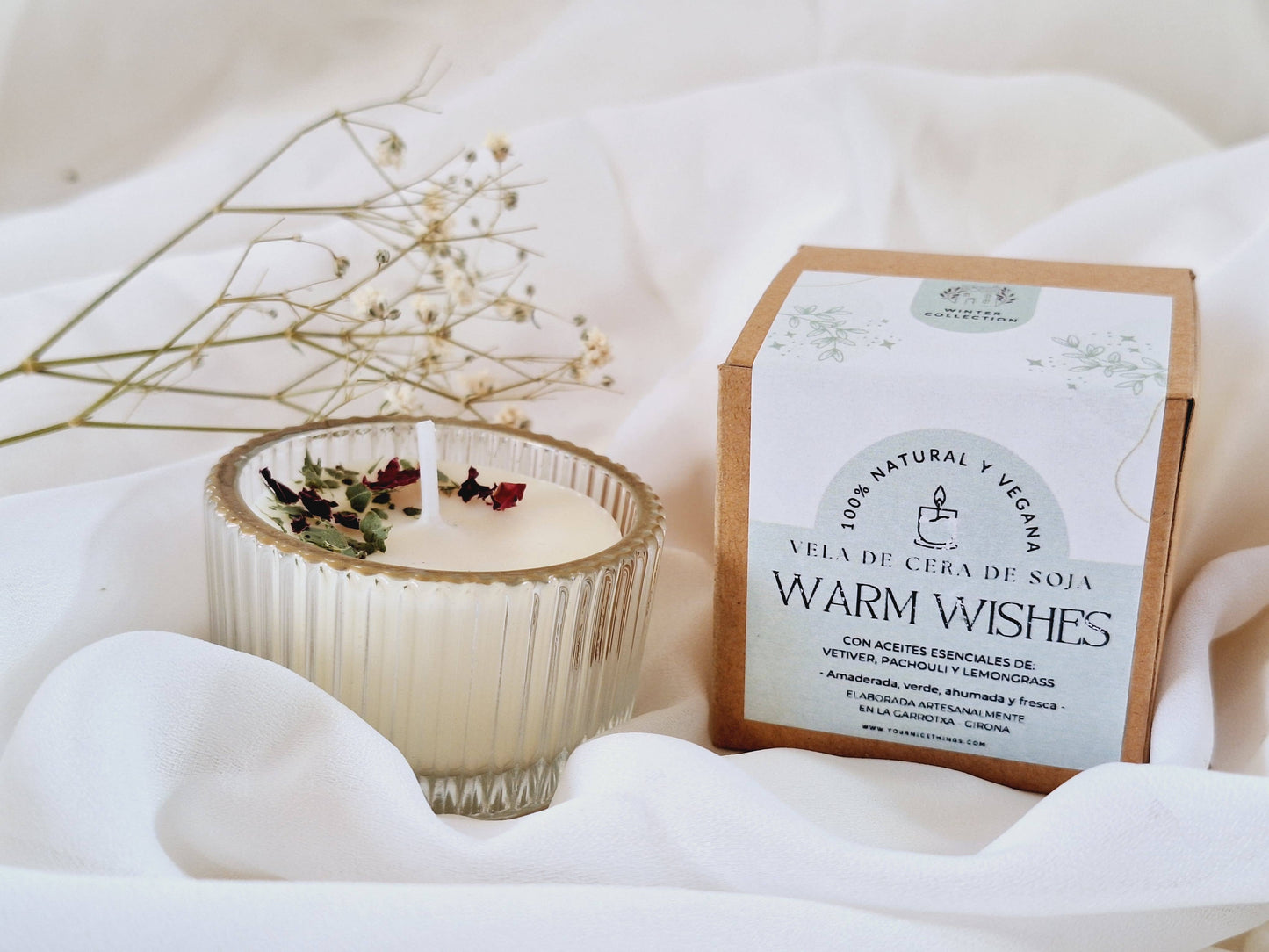 Home Sojakaars in glazen pot: vetiver, patchouli en citroengras