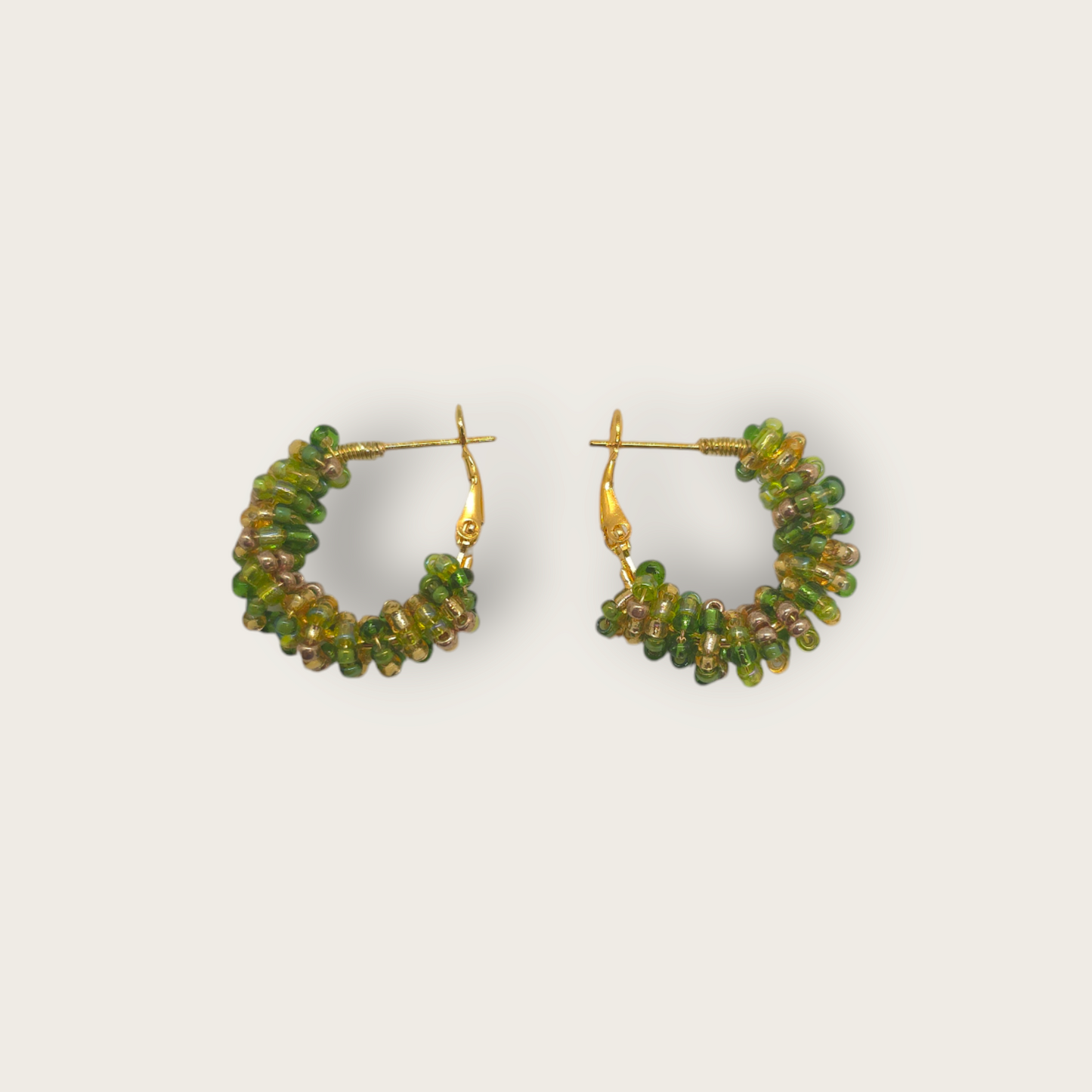 Oorbellen Hoops Groen XS (9866534486353)