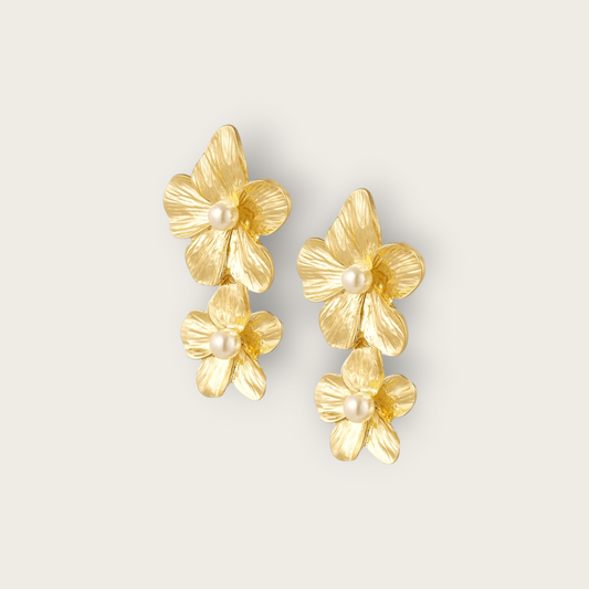 Oorbellen Dubble Flowers (9866536747345)