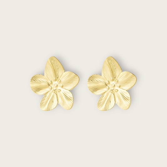 Oorbellen Flower Gold (9867388715345)