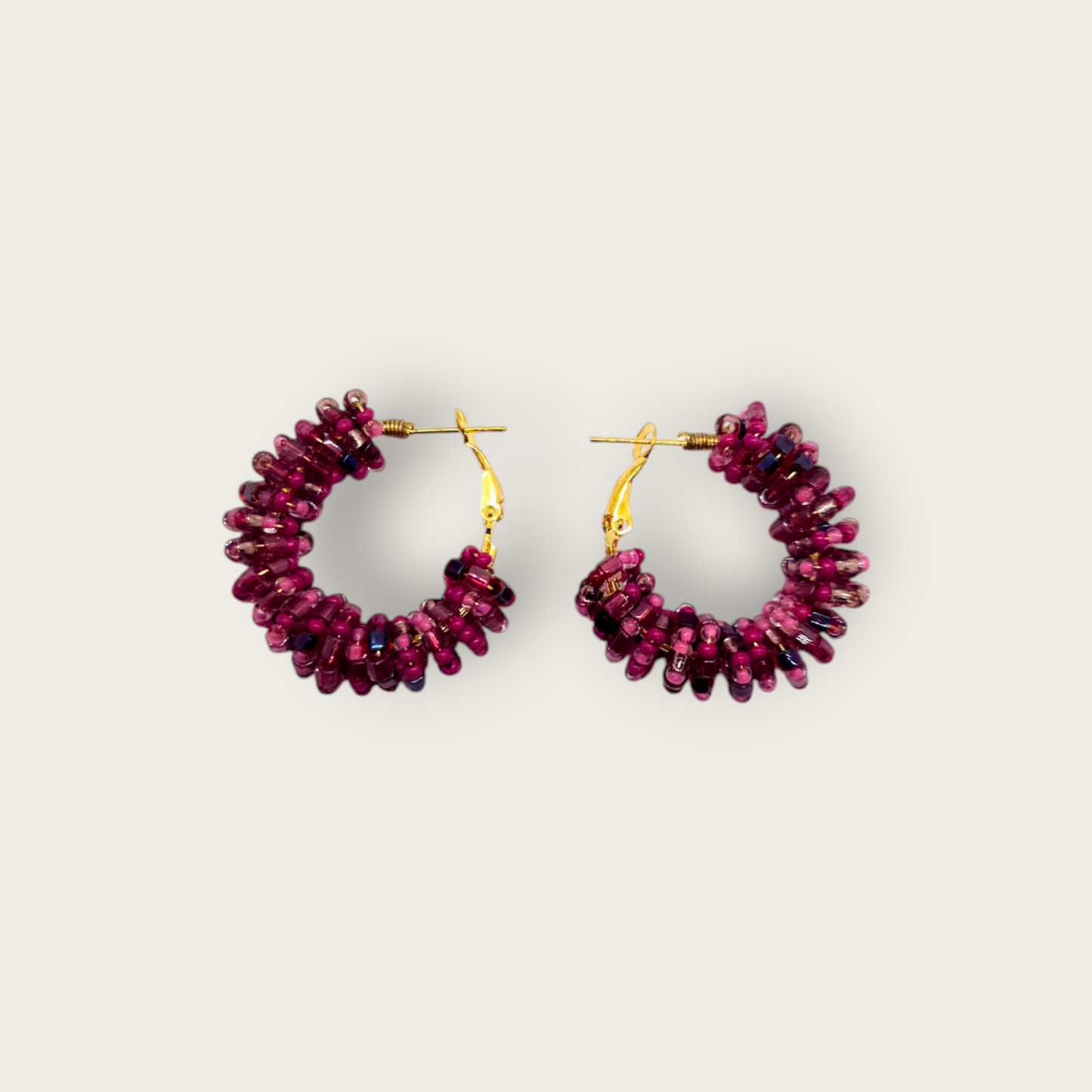 Oorbellen Hoops Fushia S (9868612043089)