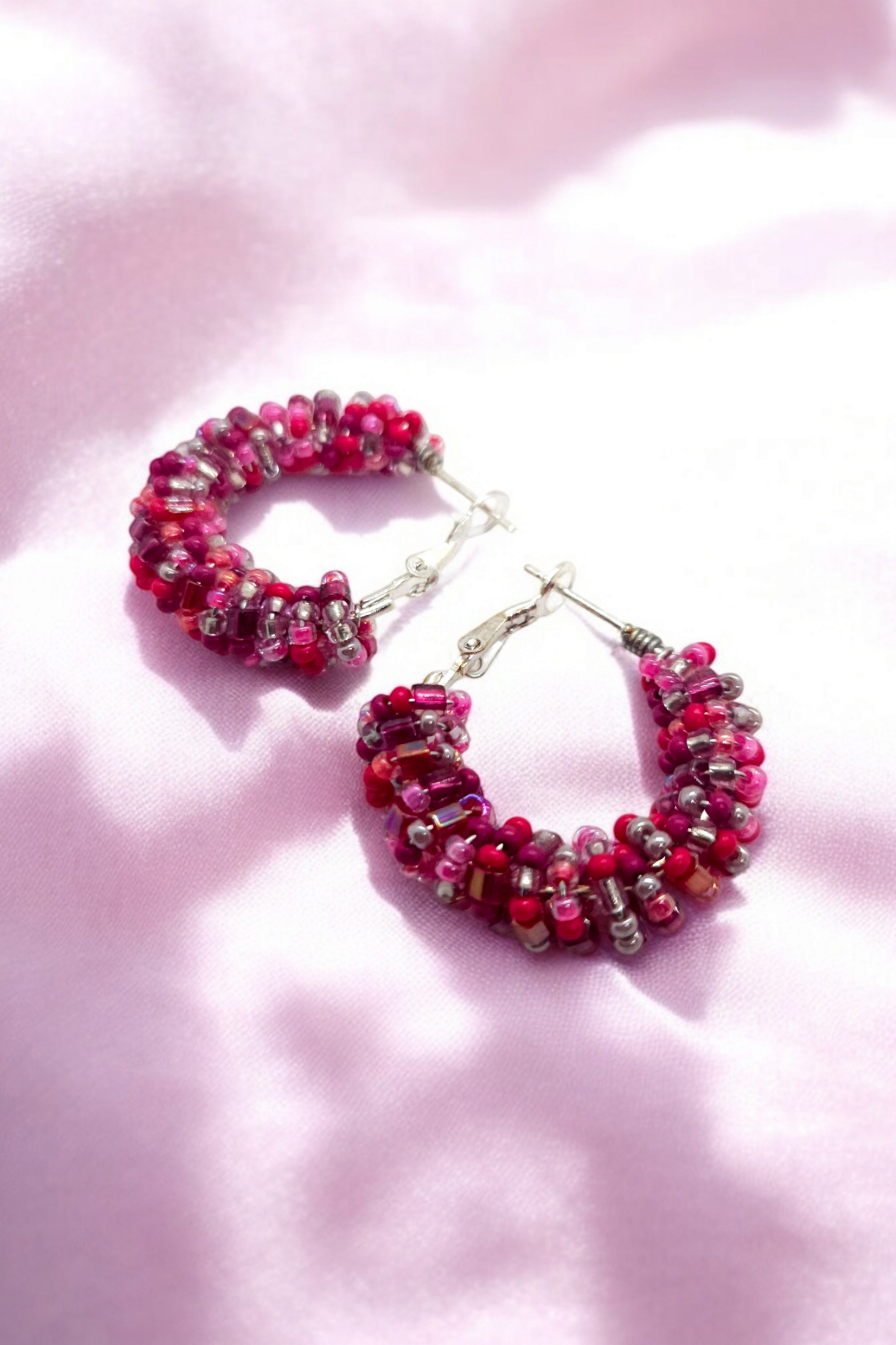 Oorbellen Hoops Pink S (9868636520785)