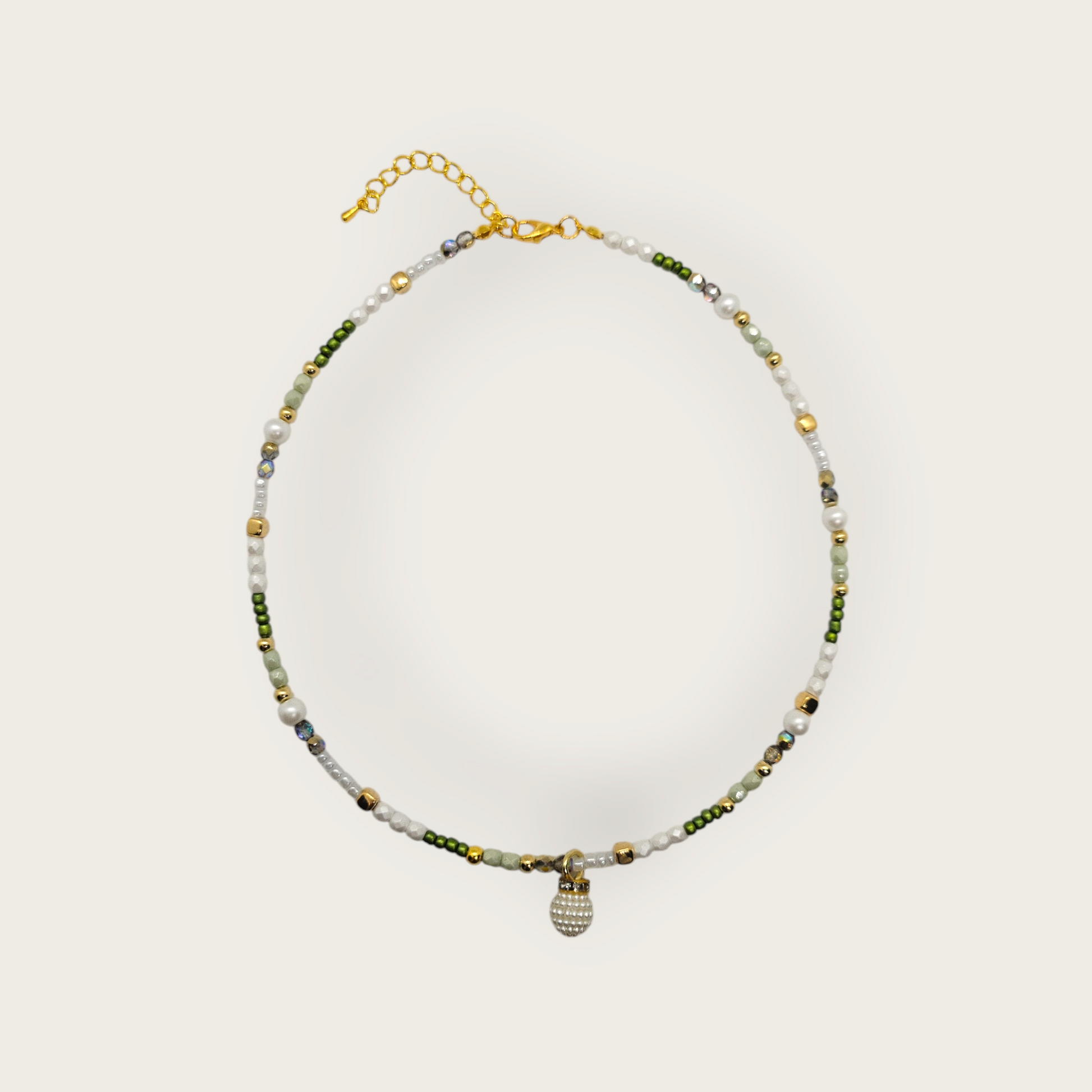 Ketting Pearly Green (9873598185809)