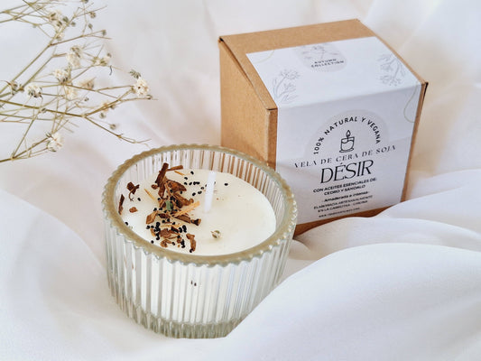 Home Sojakaars in glazen pot: ceder en sandelhout