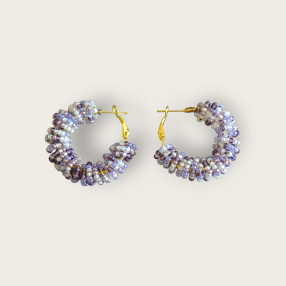 Oorbellen Hoops Lila S