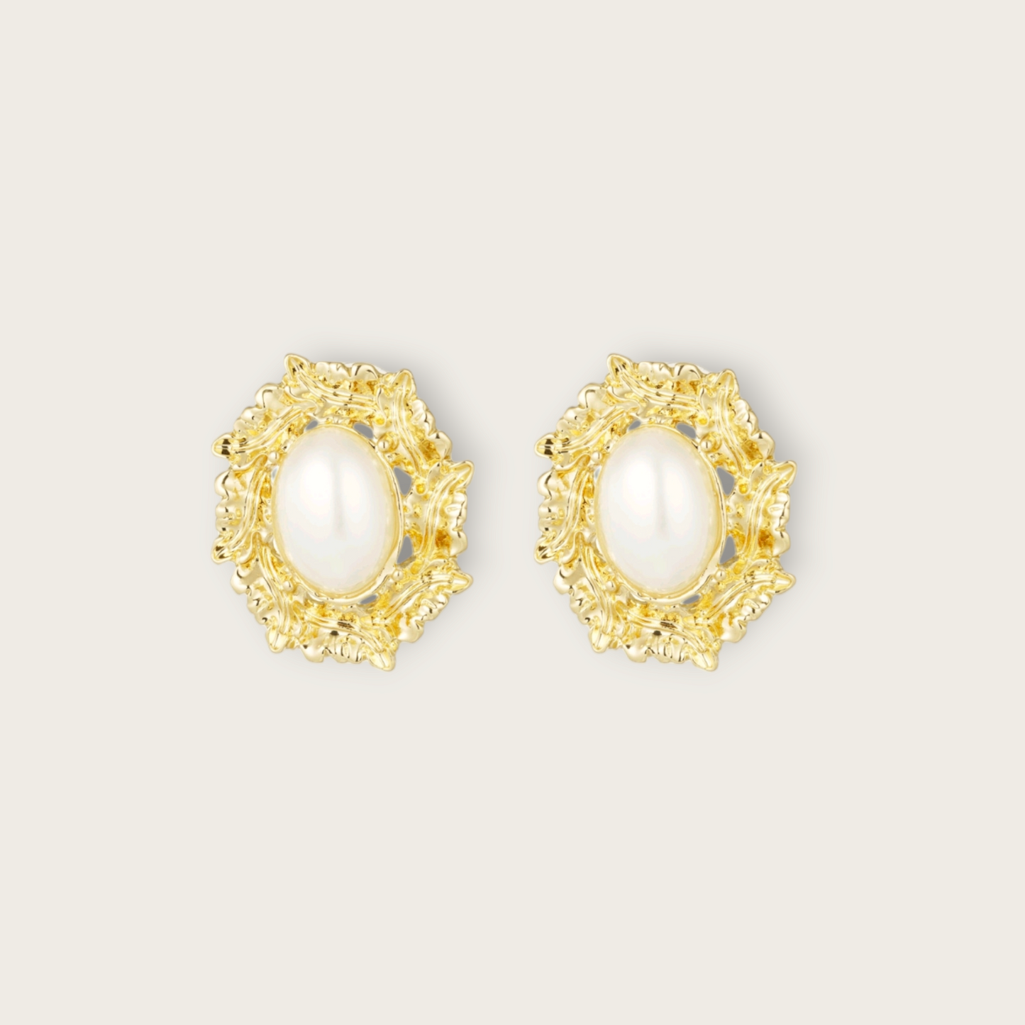 Oorbellen Vintage Parel (9866585342289)
