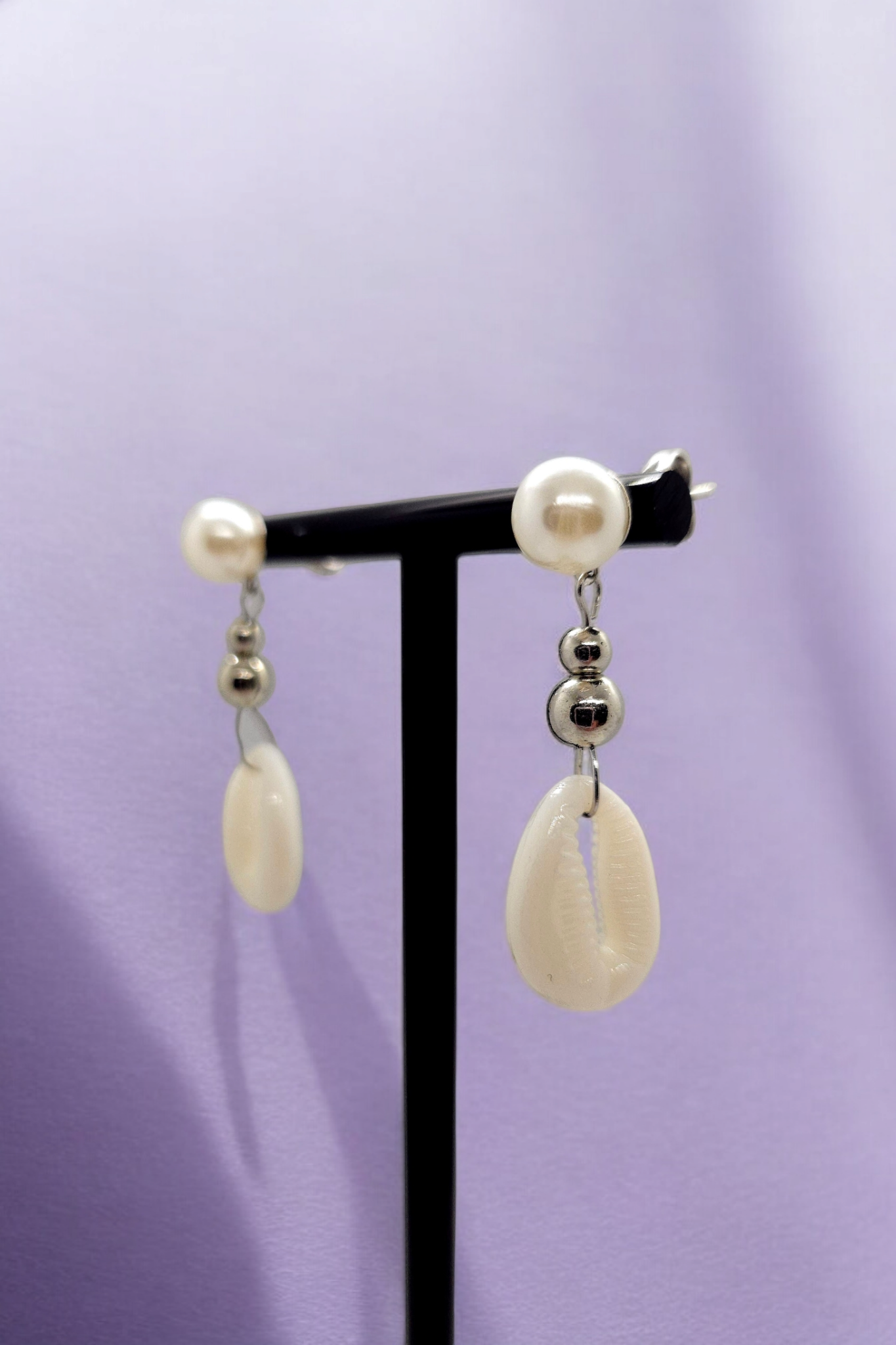 Oorbellen Shell & Pearls (9867528929617)