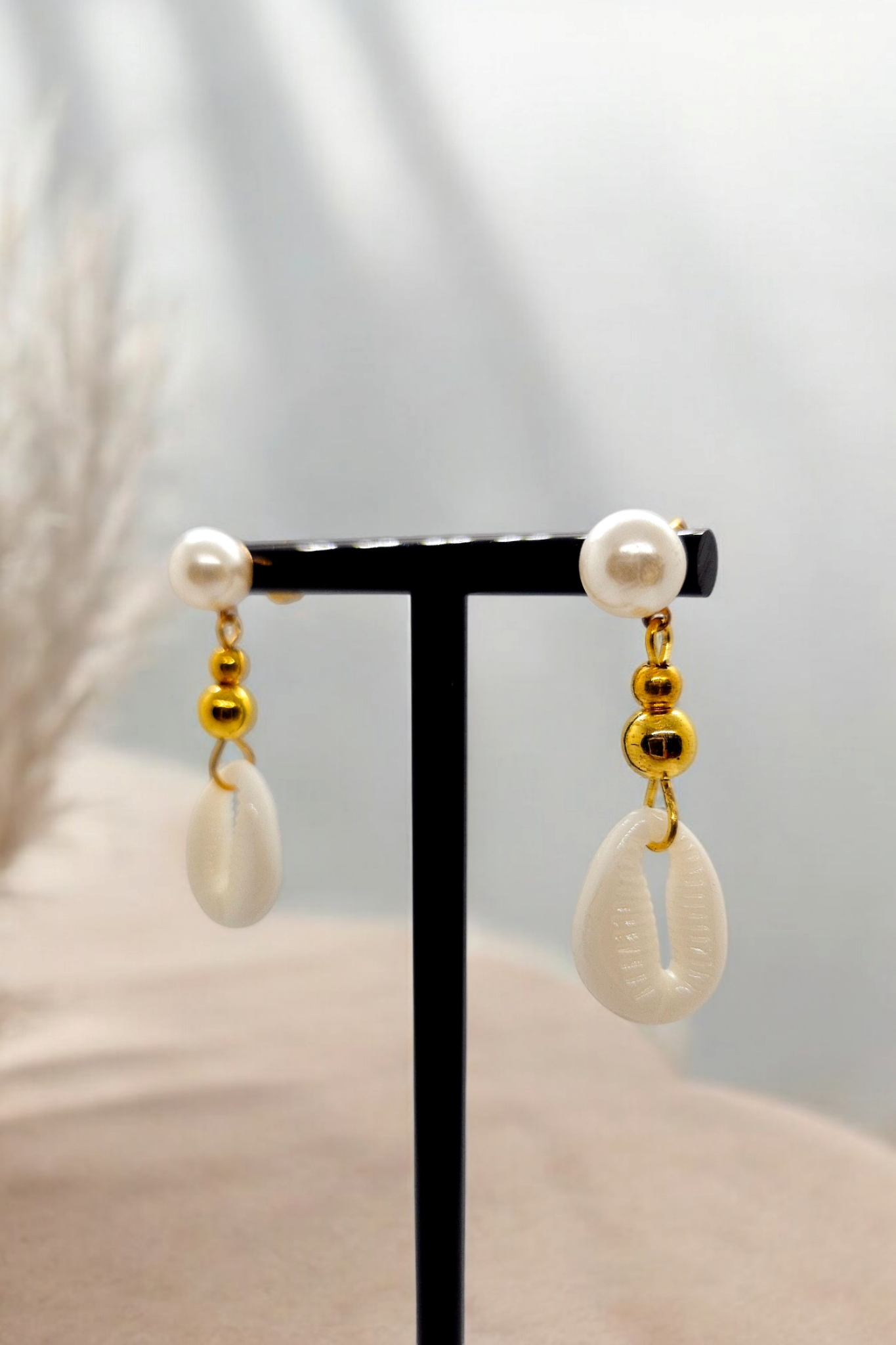 Oorbellen Shell & Pearls (9867528929617)