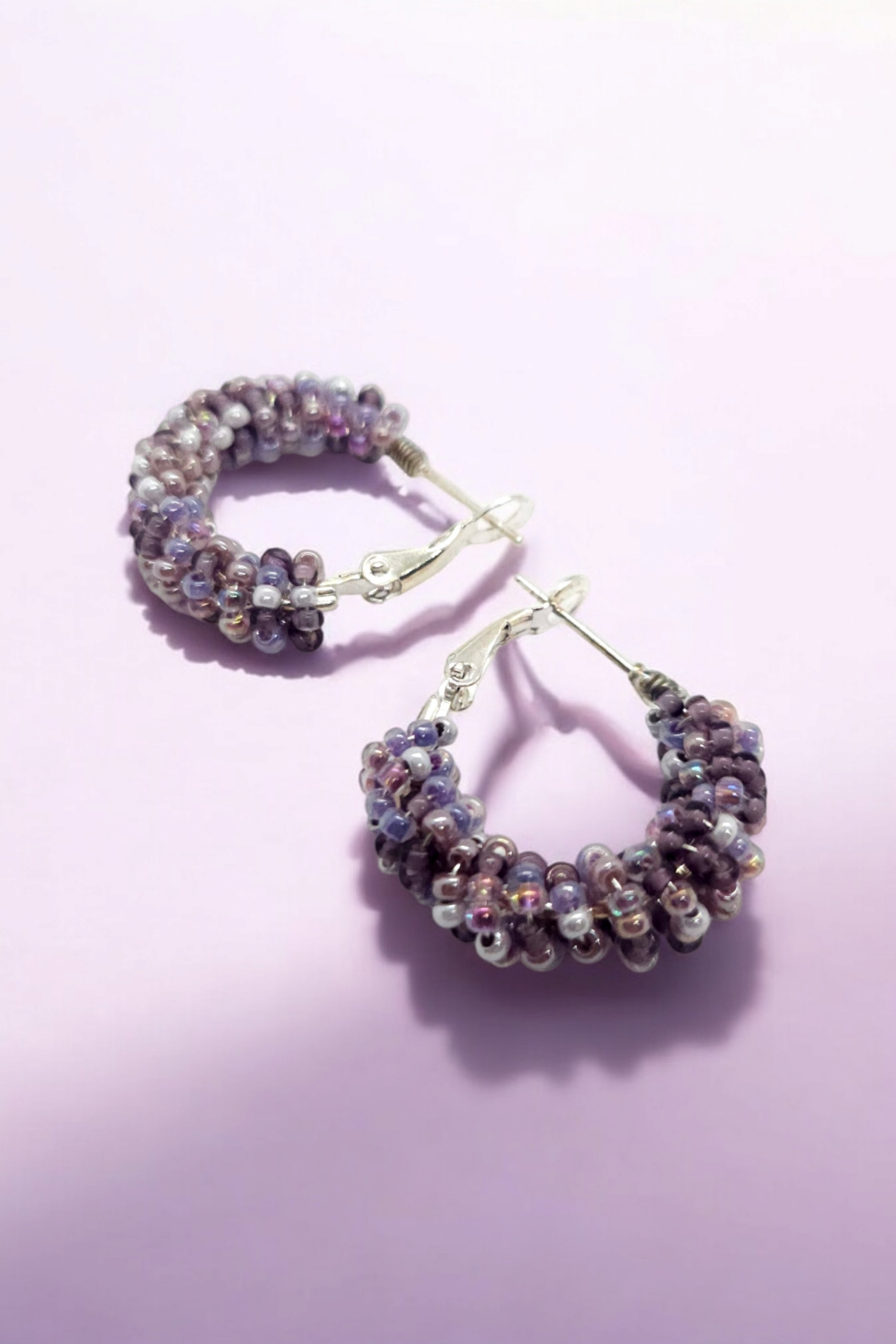 Oorbellen Hoops Purple XS (9868634489169)