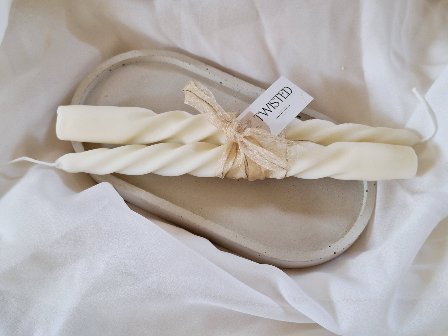 Home Ylang-Ylang en Jasmine Twisted Soy Wax-kaarsen